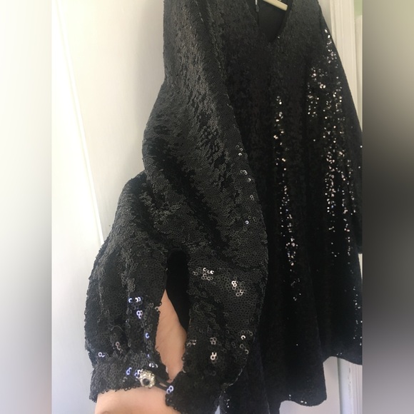 Tyler Böe Porter Black Sequin Dress X-Large XL - Picture 6 of 16